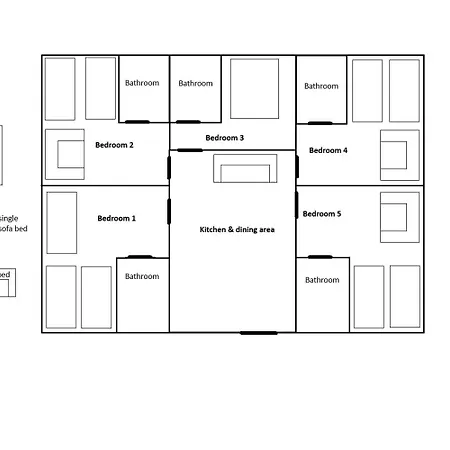 The Country Stop 5 Bedroom 5 Bathroom شقة Trzemesnia